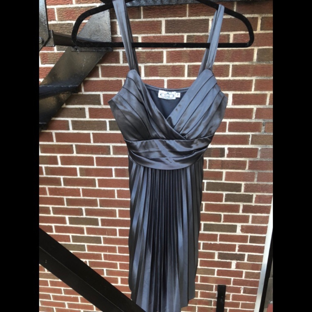 Formal A-line Pleated Dress